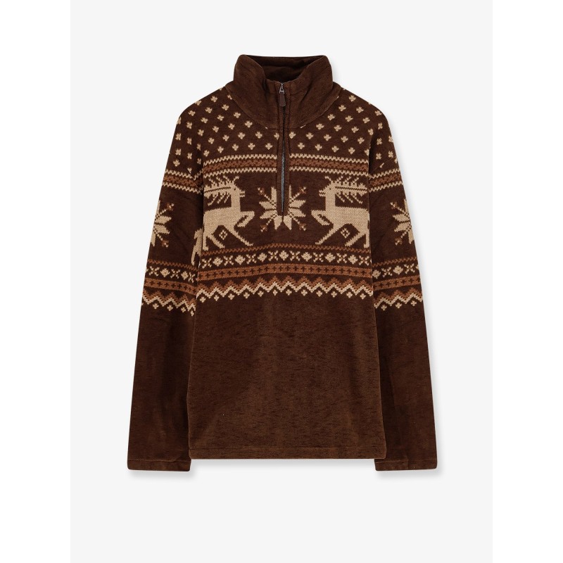 Fleece fabric sweater