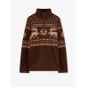 Fleece fabric sweater