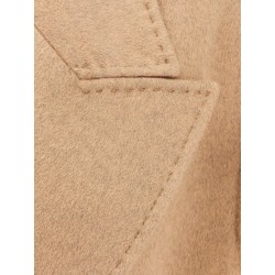 Valle cashmere coat with belt at waist