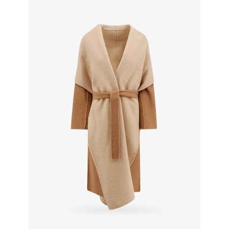Reversible camel coat