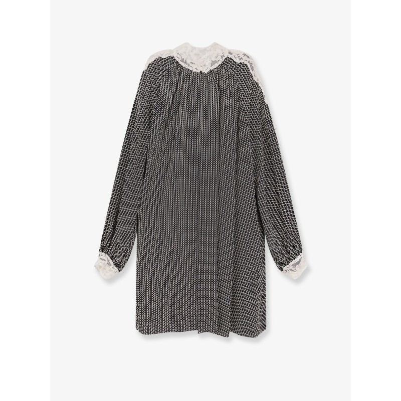 Biologic silk mini dress