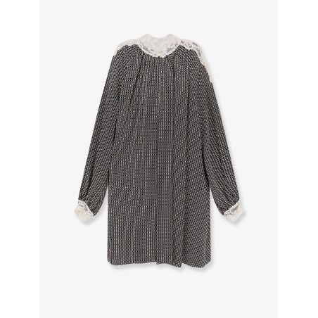 Biologic silk mini dress