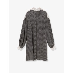 Biologic silk mini dress