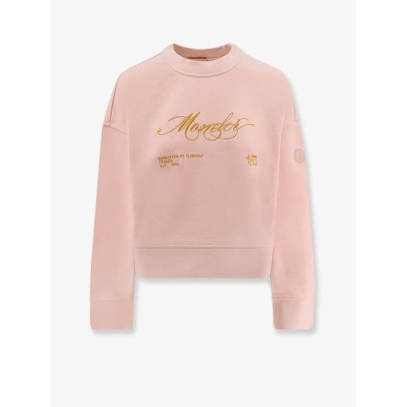 Cotton sweatshirt with Logo patch