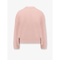 Cotton sweatshirt with Logo patch