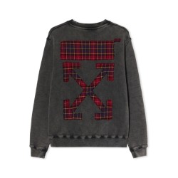 "CHECK FLAN ARROW LOGO" SWEATSHIRT