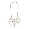 COLLANA IN CRISTALLO E CATENA CON FRANGE