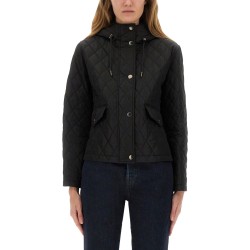 QUILTED NYLON CROPPED JACKET