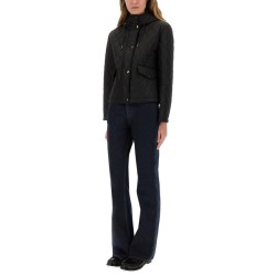 QUILTED NYLON CROPPED JACKET