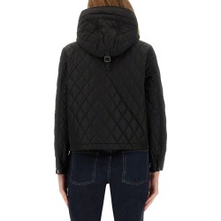 QUILTED NYLON CROPPED JACKET
