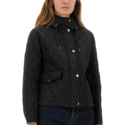 QUILTED NYLON CROPPED JACKET