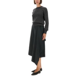 WOOL "WRAPPED" SKIRT