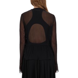 BLOUSE WITH WRINKLED FINISH