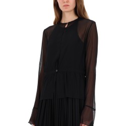 BLOUSE WITH WRINKLED FINISH