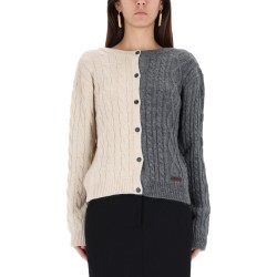 TWO-TONE CARDIGAN