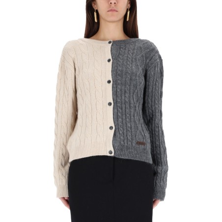 TWO-TONE CARDIGAN