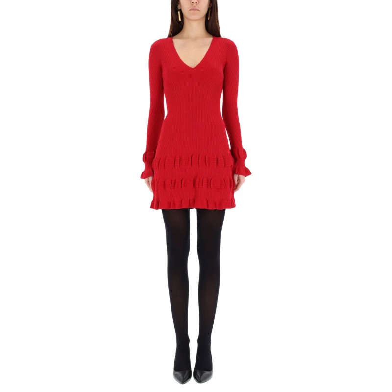 MINI DRESS WITH RUFFLES