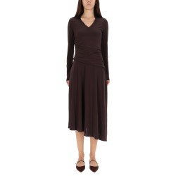 ASYMMETRICAL MIDI DRESS