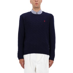 WOOL AND CASHMERE CABLE KNIT SWEATER
