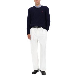 WOOL AND CASHMERE CABLE KNIT SWEATER