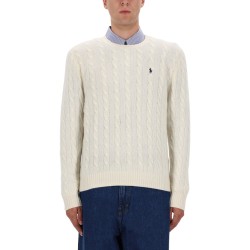 WOOL AND CASHMERE CABLE KNIT SWEATER