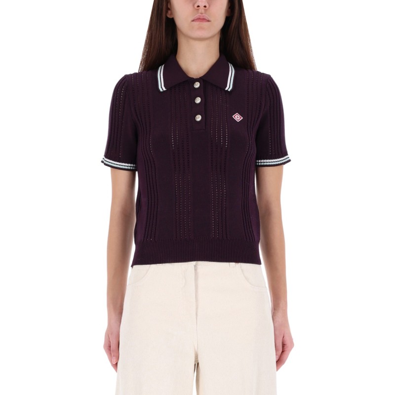 COTTON KNIT POLO SHIRT