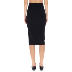 MIDI SKIRT WITH LOGO