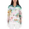 "FLOWER" PRINT SHIRT