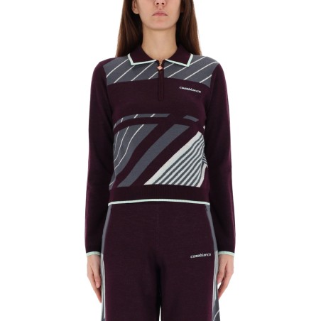 "DIAGONAL" TENNIS POLO SHIRT