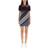 "DIAGONAL" TENNIS POLO DRESS