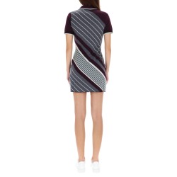 "DIAGONAL" TENNIS POLO DRESS