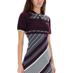 "DIAGONAL" TENNIS POLO DRESS