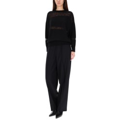 PLATINUM AND MOHAIR KNIT