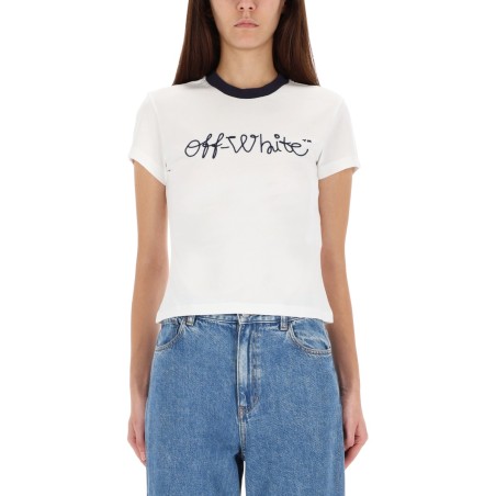 T-SHIRT WITH EMBROIDERED LOGO