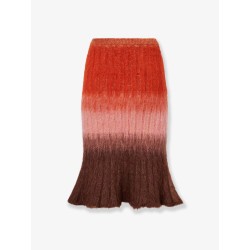 Dégradé mohair and wool skirt