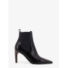 Leather boots with Monili detail on the heel