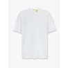 Cotton t-shirt with logo patch on the front