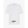 Cotton t-shirt with logo patch on the front
