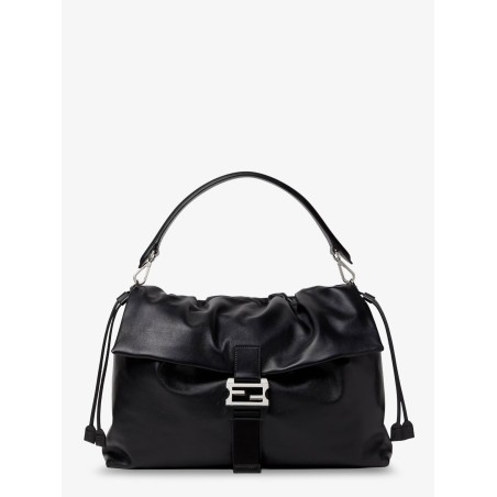 Fendi Flux Maxi Messenger leather crossbody bag