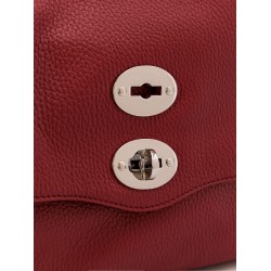 Postina M leather shoulder bag