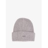 Wool, cashmere and viscose blend hat