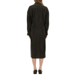 "STRAIGHT COLLAR TWISTED" DRESS