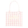 "VICKY CHECK" TOTE BAG LARGE