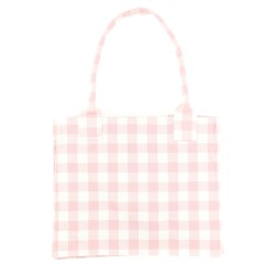 "VICKY CHECK" TOTE BAG LARGE