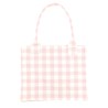 "VICKY CHECK" TOTE BAG LARGE
