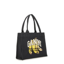BANANA PRINT LARGE TOTE BAG