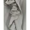 Crepe shirt with rouches