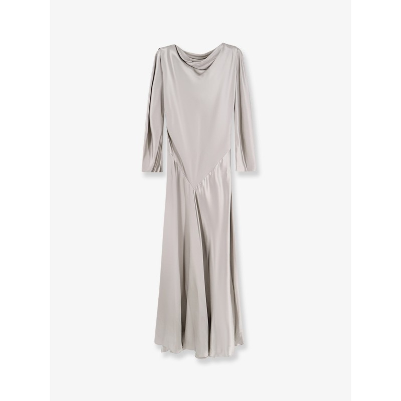 Satin long dress