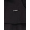 Cotton shirt with metal lettering logo