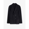 Double-breasted cashmere blazer